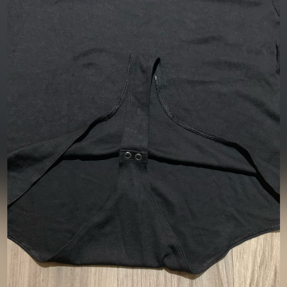 American Eagle Long-Sleeve Scoop Bodysuit, Black, XXL - Picture 6 of 9